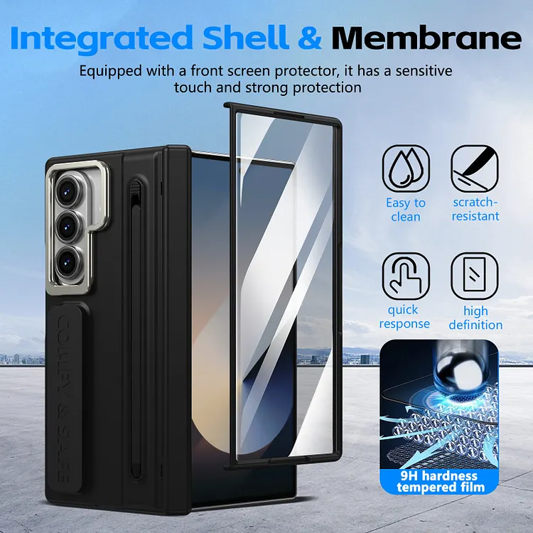 Galaxy Z Fold Series All-in-One Case with Pen Holder & Lens Stand