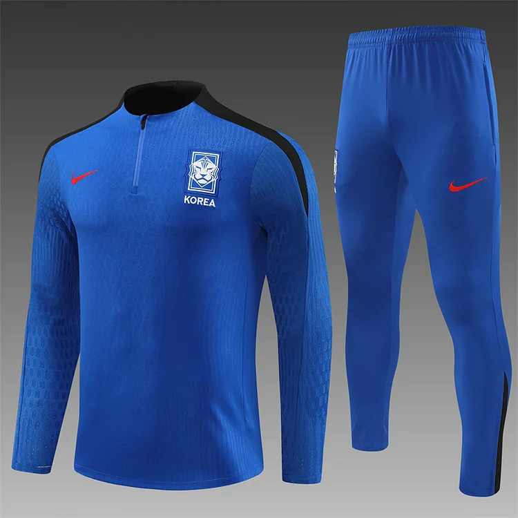 2024/24 South Korea Blue Long Sleeve Training Suit