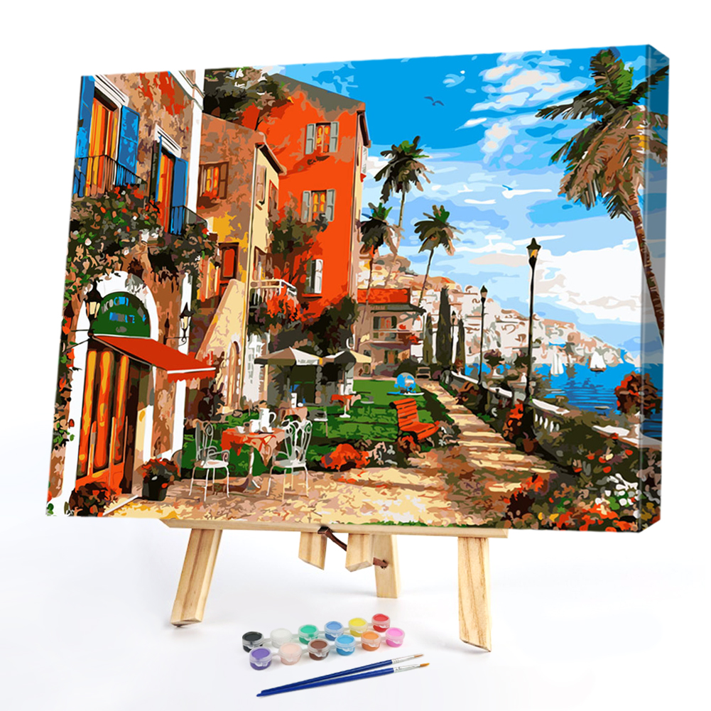 

40x50cm - Paint By Numbers House, 501 Original
