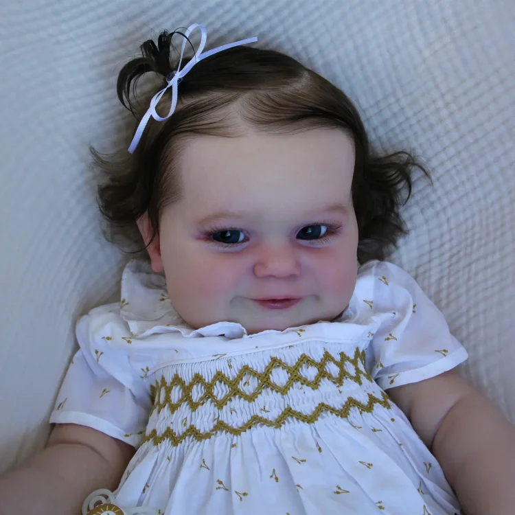 [New] 20'' Realistic and Lifelike Reborn Baby Girl Mariou with Heartbeat & Coos - Reborndollsshop®-Reborndollsshop®