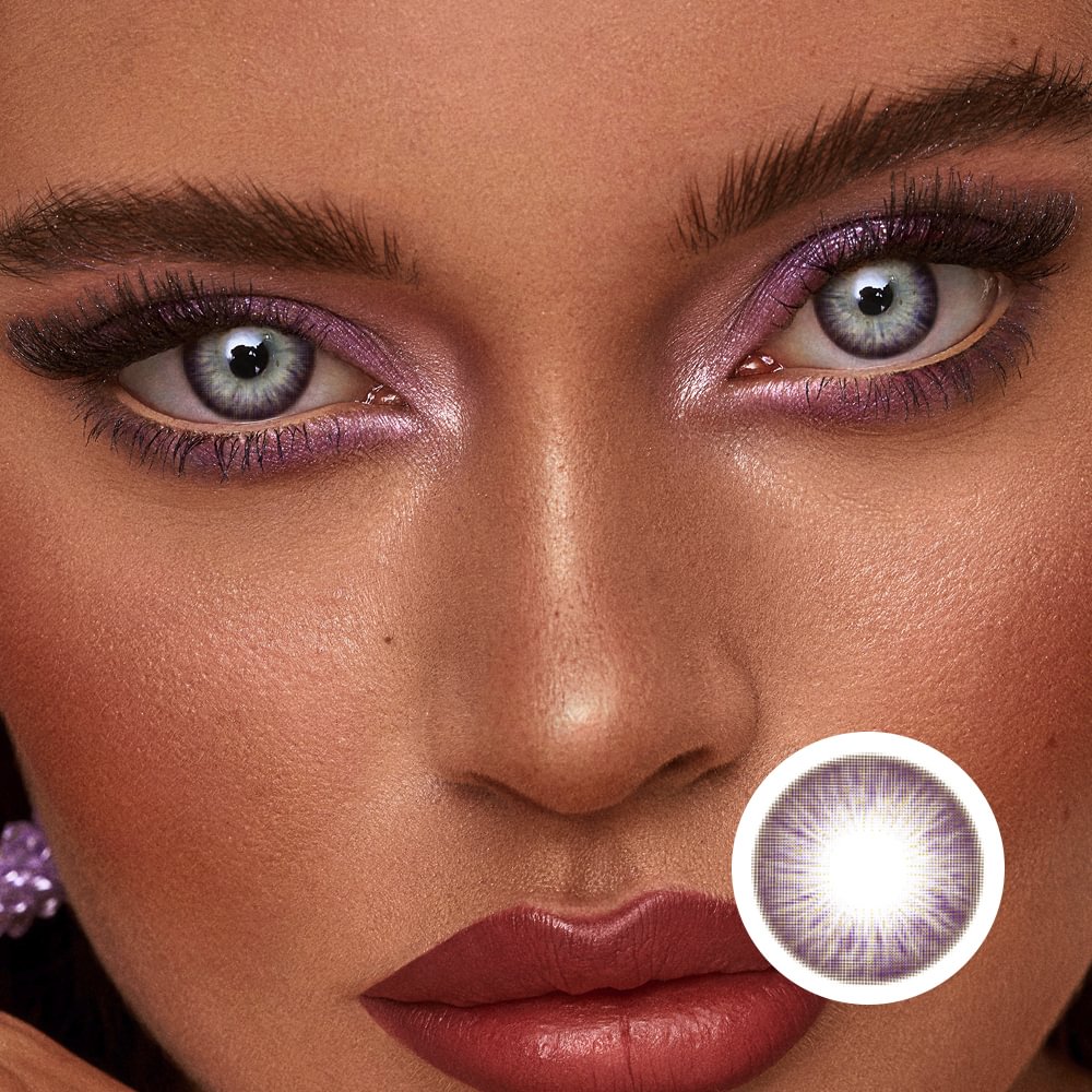NEBULALENS Star Key Powder Yearly Prescription Colored Contacts NEBULALENS