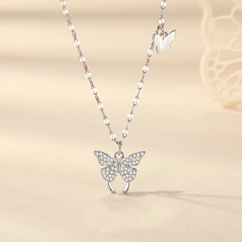 Butterfly Crystal Necklace