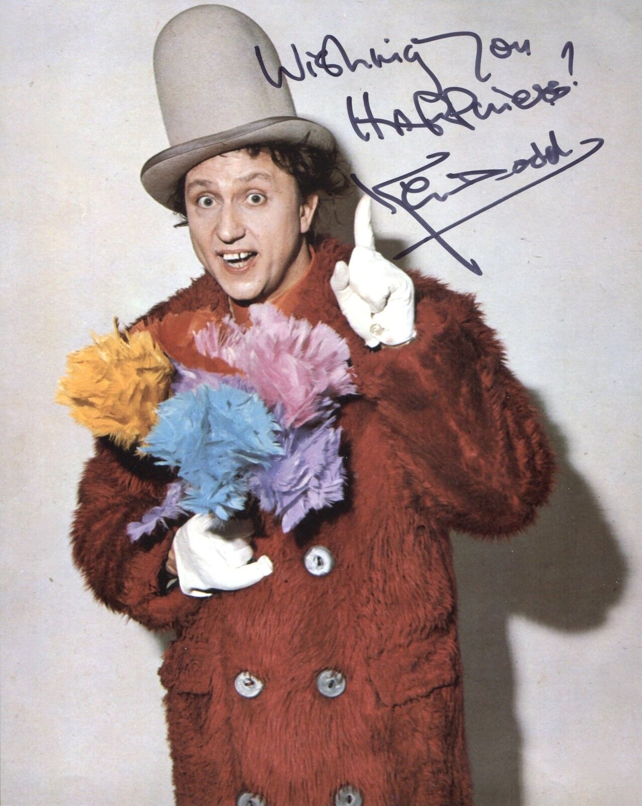 Entertainer & Comedian Ken Dodd signed 8x10 Photo Poster painting UACC DEALER