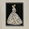 Girl Bouquet Special Shaped 5D DIY Partial Drill Diamond Painting Kits for Adults Beginners Home Decor Diamonds Dots Gem Art 7.87x9.84inch