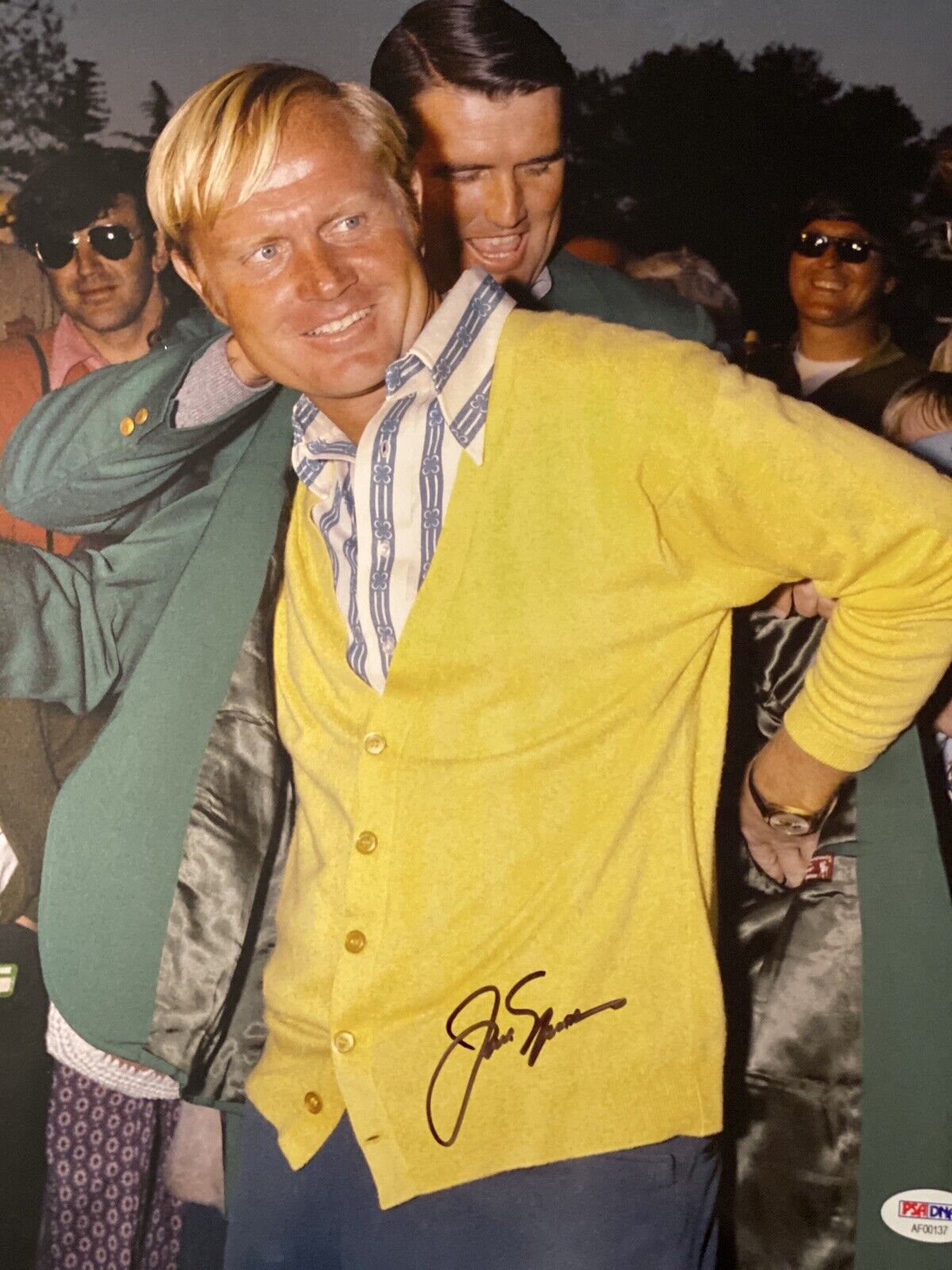 Jack nicklaus Autographed 11x14 Photo Poster painting PSA DNA Full Letter