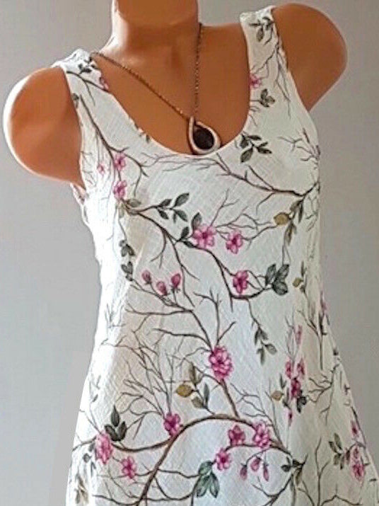 Women Half Sleeve V-neck Solid Color Dress