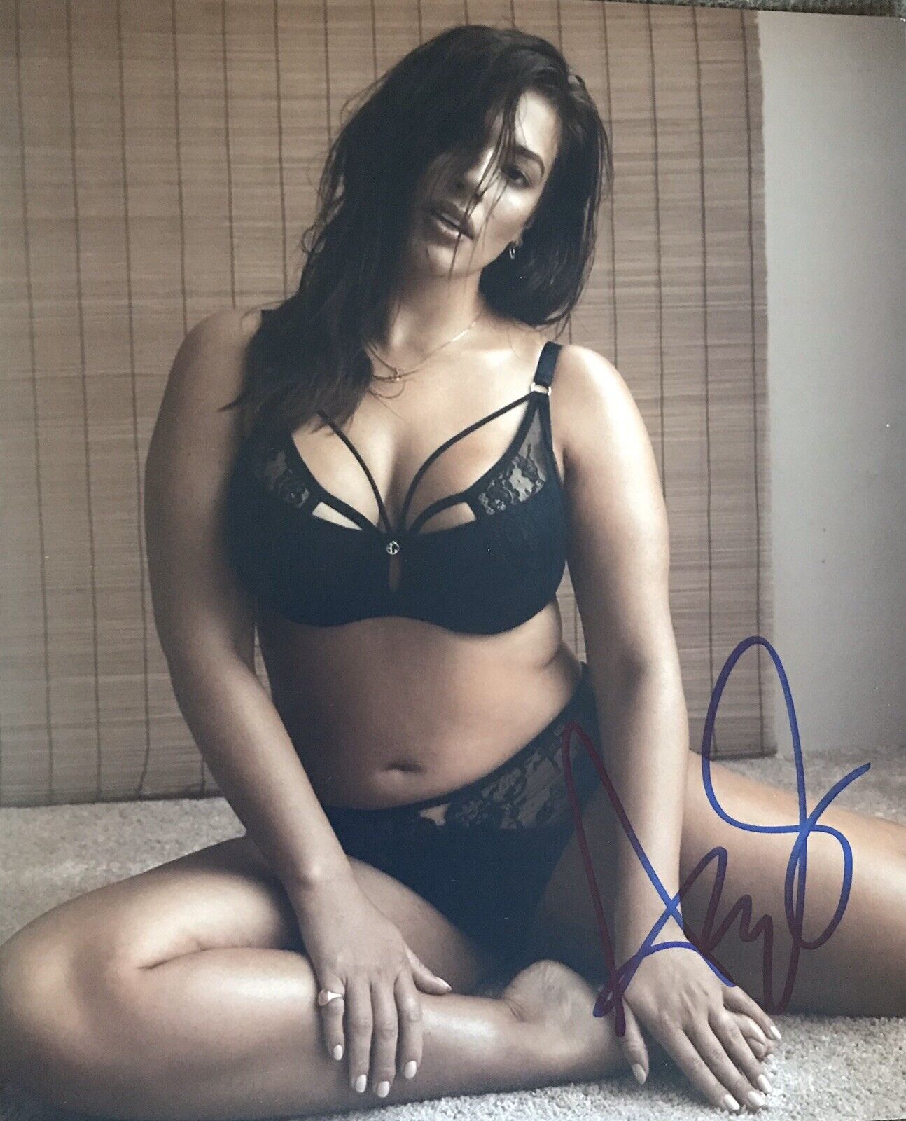 Ashley Graham Autographed Signed 8x10 Color Photo Poster painting Sexy Supermodel