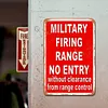 Military Shooting Ranges Off-limits - Metal Tin Signs(8*12Inch/12*16Inch)