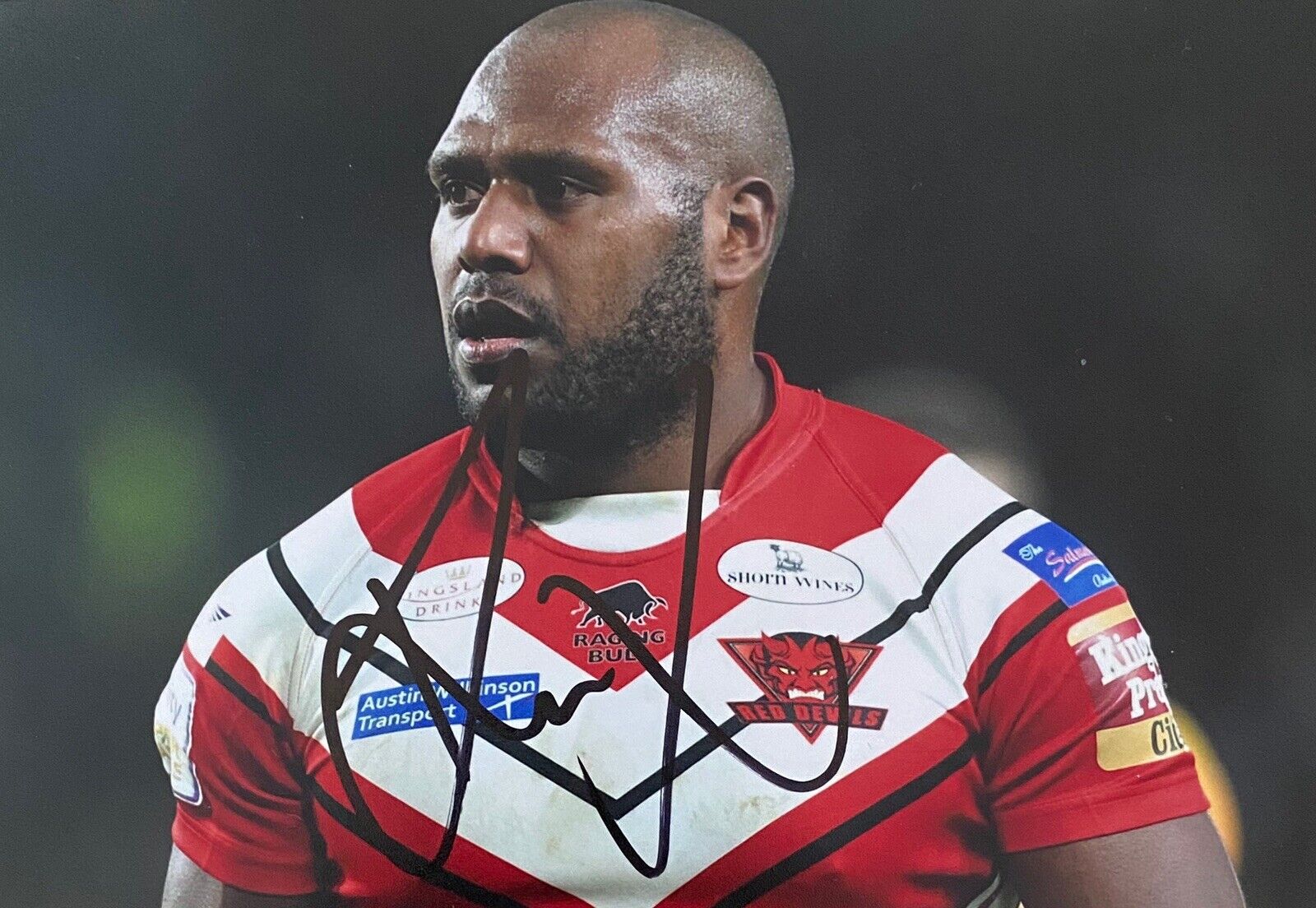 Robert Lui Genuine Hand Signed 6X4 Photo Poster painting - Salford Red Devils