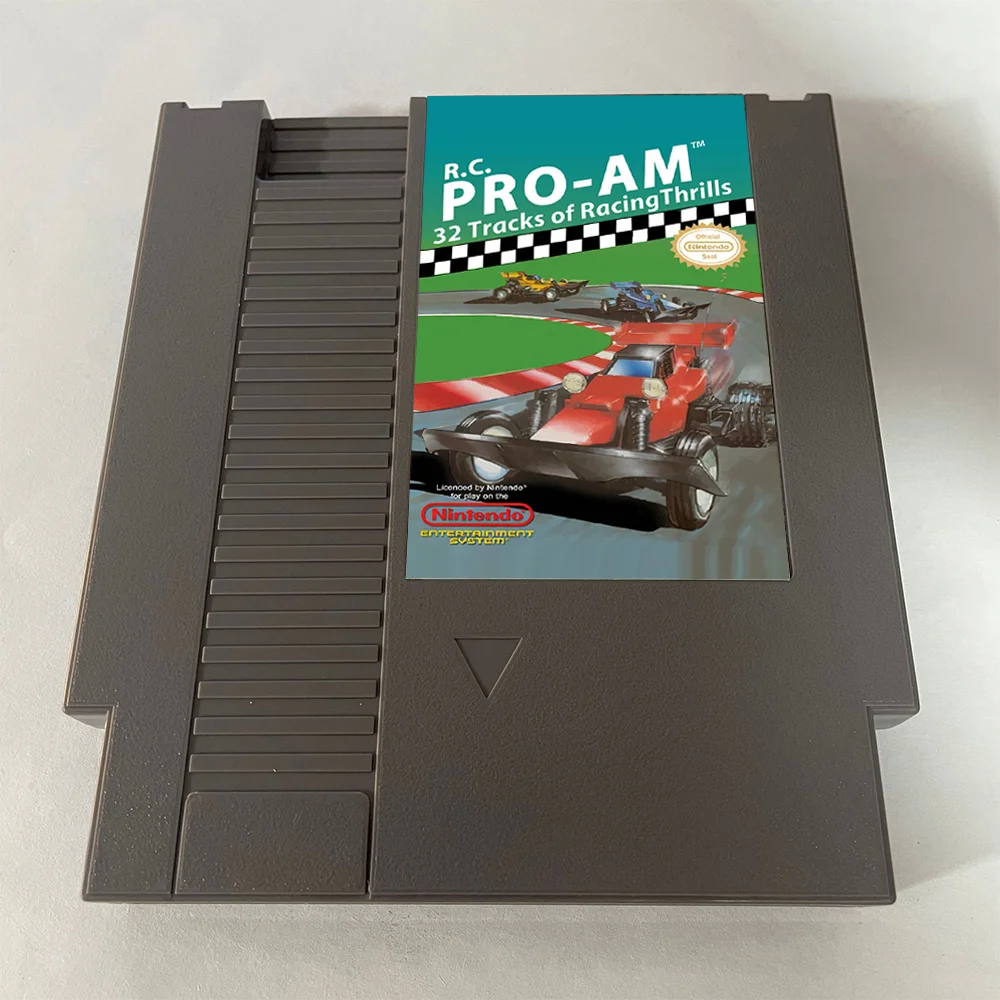 R.C PRO-AM 32 Trracks of Racing Thrills NES For Nintendo Entertainment System Console - 8 Bit Game Cartridge