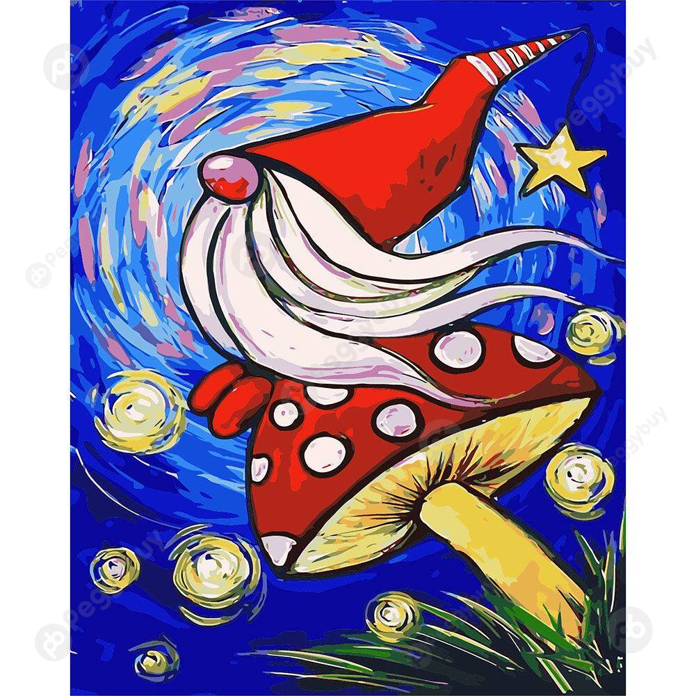 

40*50CM Paint By Numbers-Catoon Mush, 501 Original