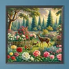 Paysage naturel - perceuse ronde peinture diamant - 50*50cm