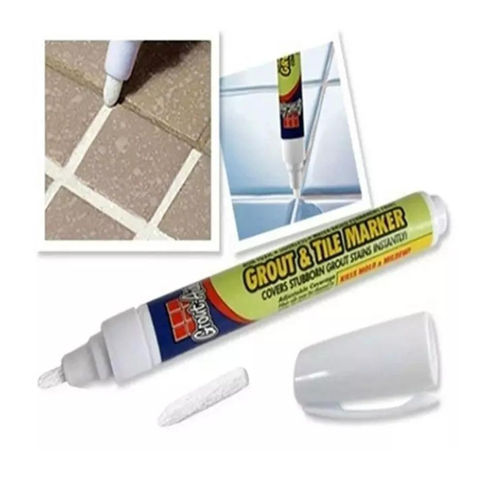 Waterproof Tile Grout Coating Marker Repair Wall Pen in White