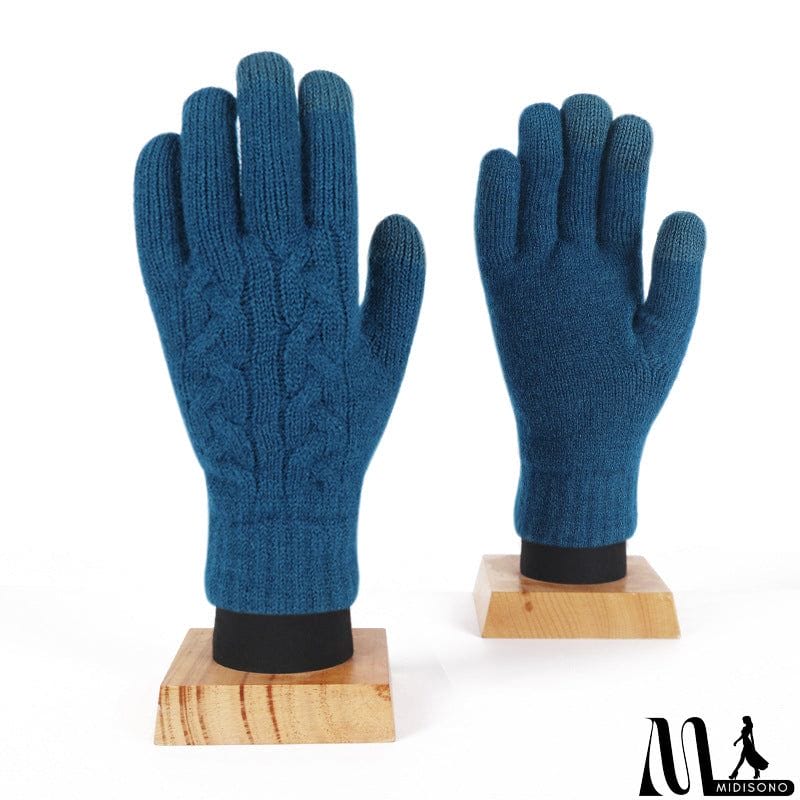 MidiSono - Warm Fleece Touch Screen Knitted Gloves