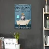 Cat Shower - Vintage Metal Signs - 30*40cm