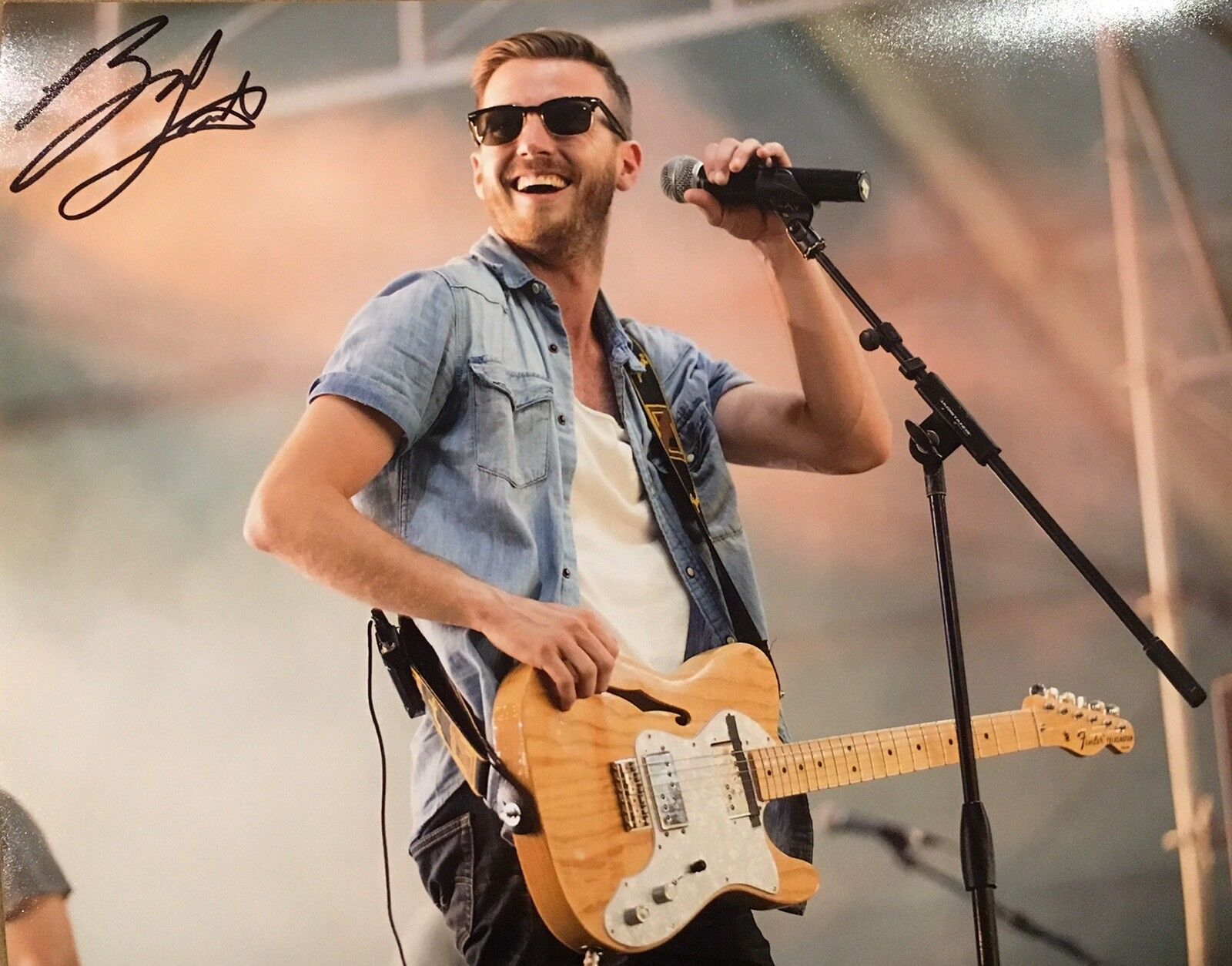 EXACT PROOF! BRANDON LANCASTER Signed Autographed 8x10 Photo Poster painting LANCO Frontman