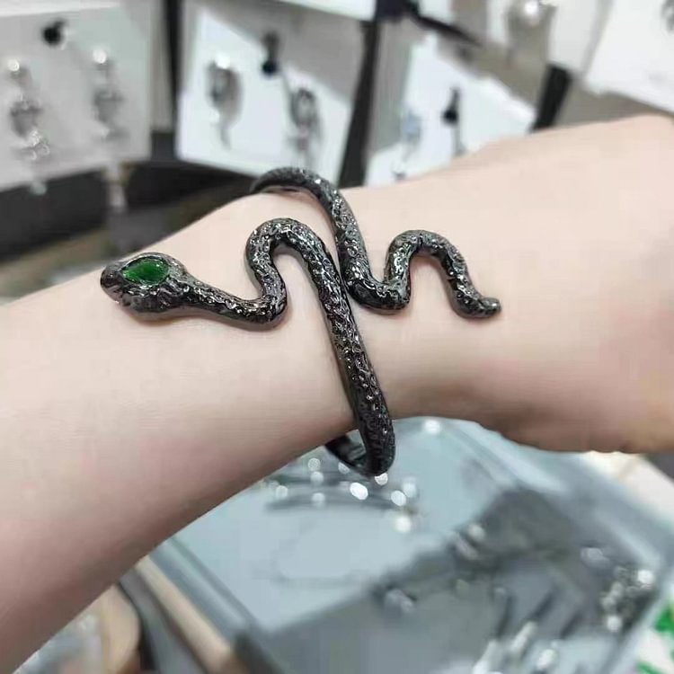 Emerald Snake Bracelet