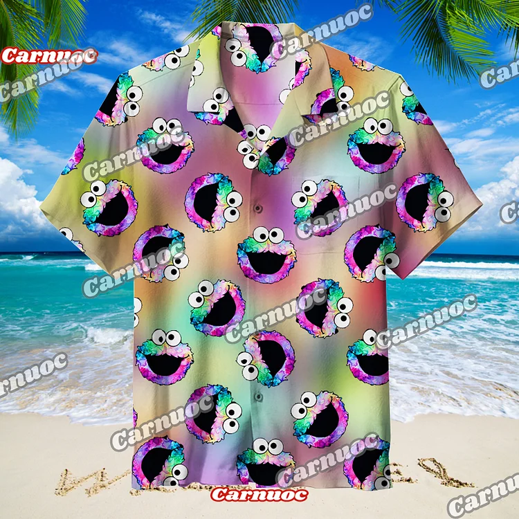 Sesame Street Elmo | Hawaiian Shirt