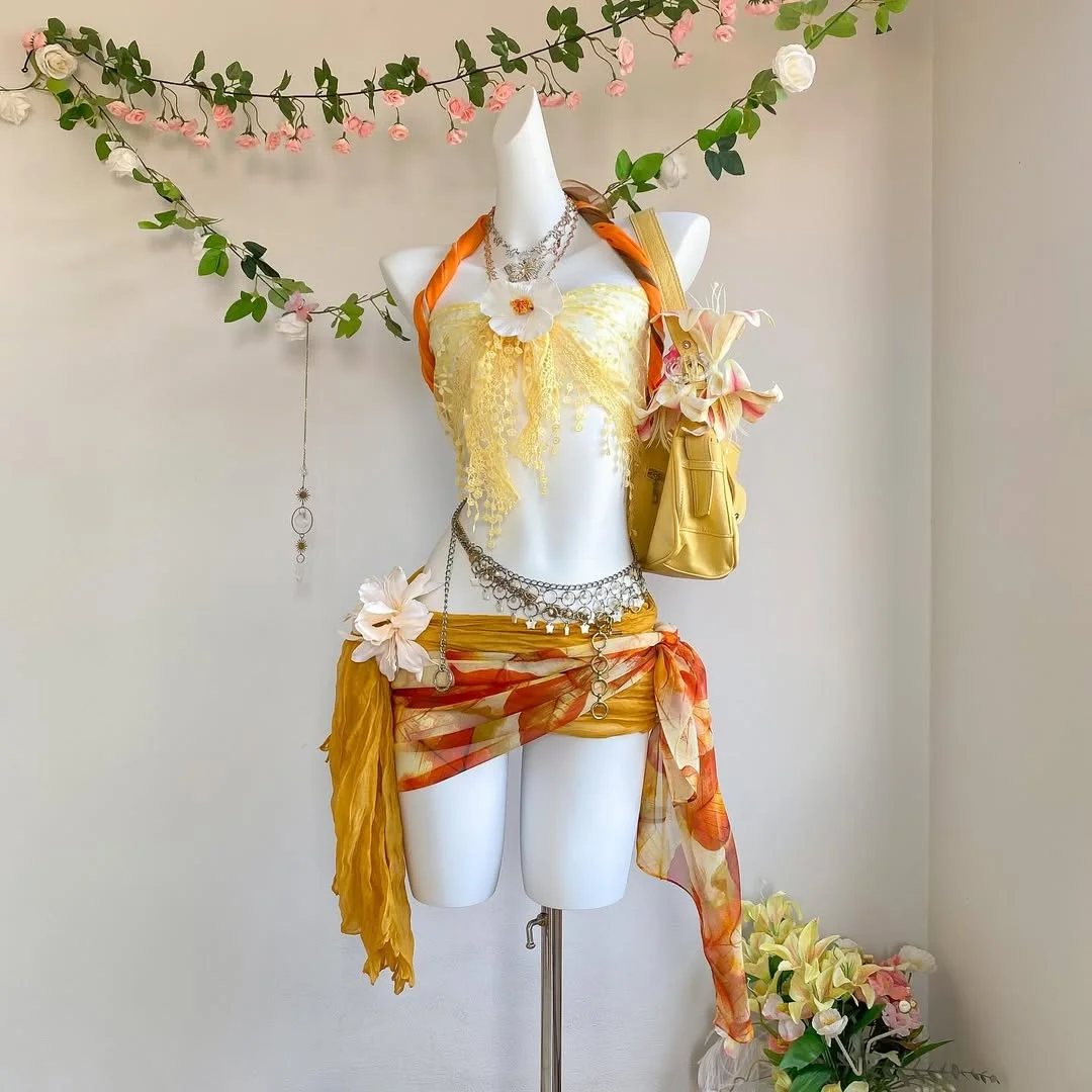 Boho Beach Bikini Set
