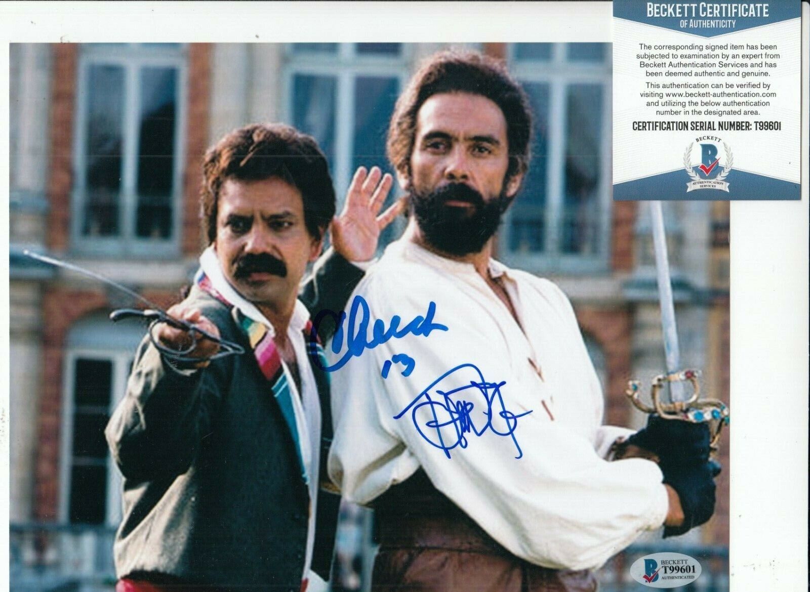 CHEECH and CHONG signed (UP IN SMOKE) Movie 8X10 Photo Poster painting BECKETT BAS T99601