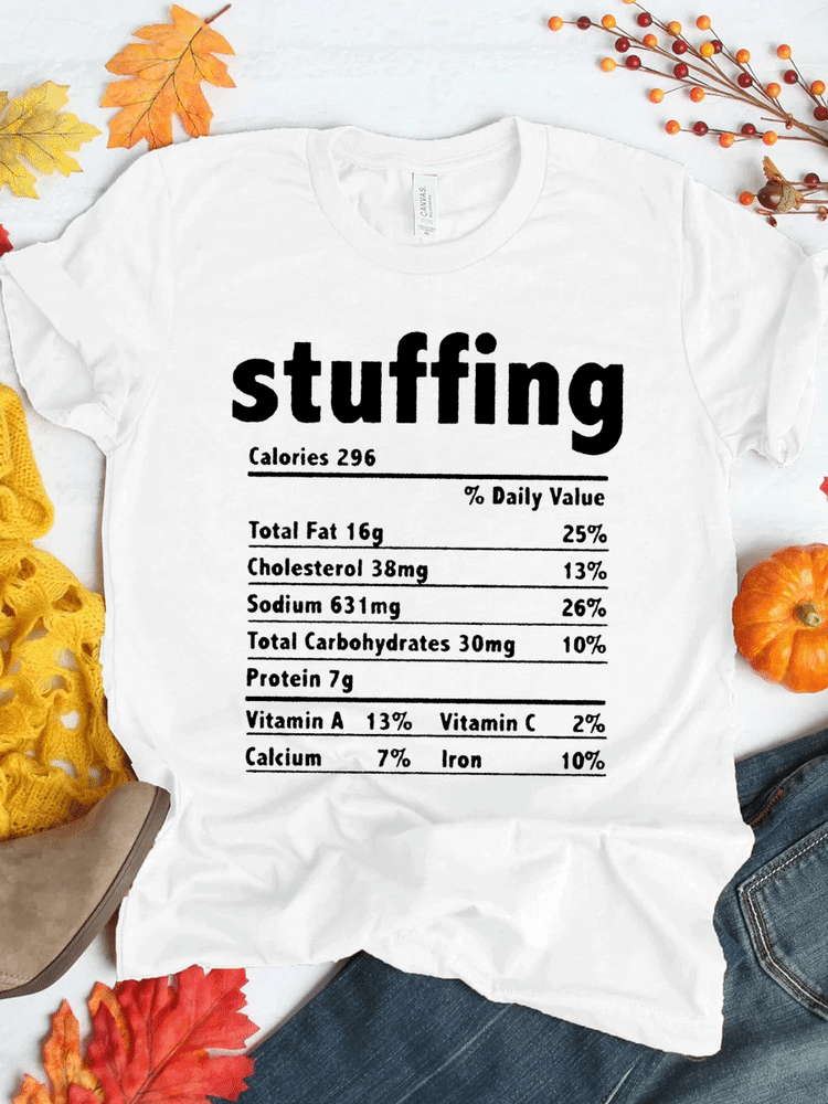 Stuffing Thanksgiving Food T-shirt