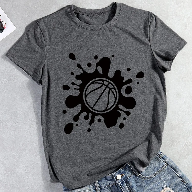 Splatter Basketball  T-Shirt Tee - 00931