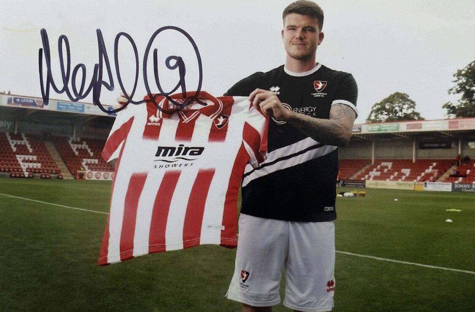 Liam McAlinden Genuine Hand Signed Cheltenham Town 6X4 Photo Poster painting