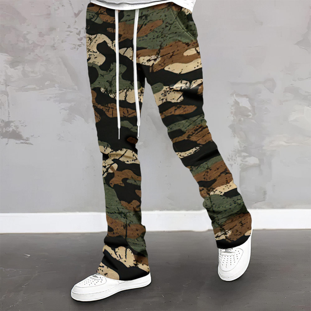 Loveciss®/ Camo Print Street Hip Hop Men'S Casual Trousers