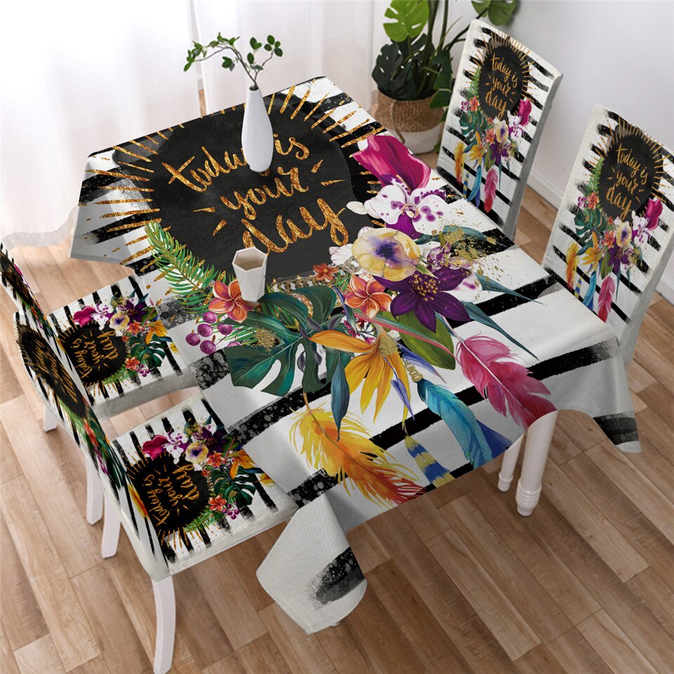 

Flowers - Tablecloth Without Chair Cover, 140*210cm, 501 Original