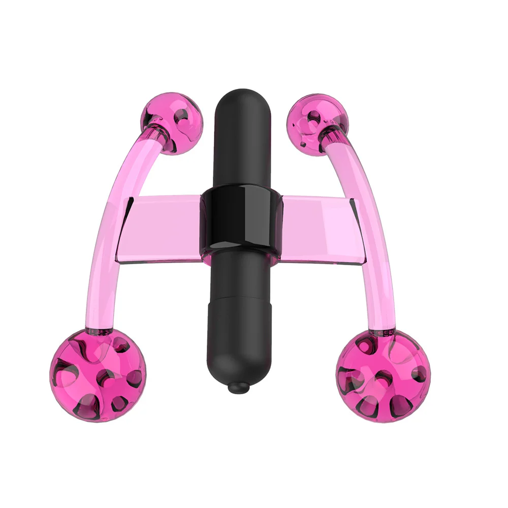 Airplane Vibrating Convex Point Design Nipple Stimulator - Rose Toy