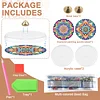4pcs DIY Diamond Painting Incense Tray Incense Burner Stick Holder (Mandala)