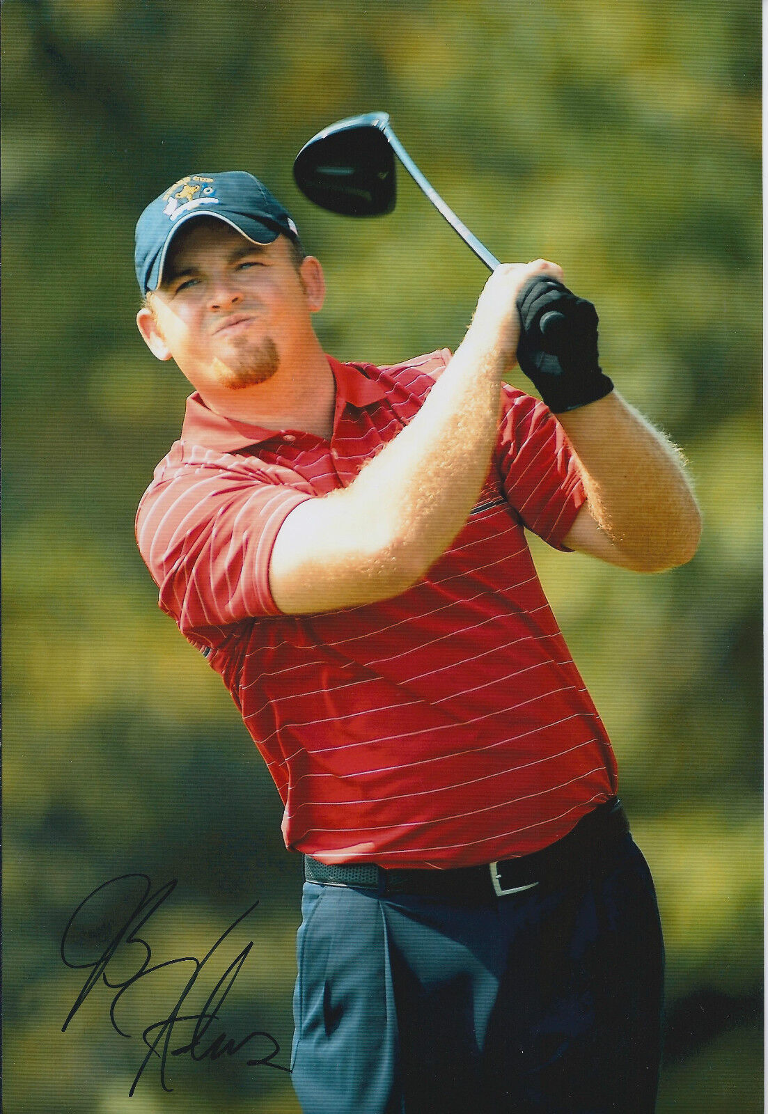 J B HOLMES SIGNED Autograph 12x8 Photo Poster painting AFTAL COA PGA Golf Tour WINNER