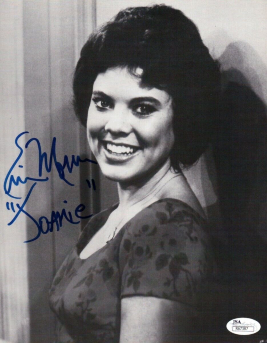 Erin Moran Hand Signed Autographed 8x10 Photo Poster painting Joanie Happy Days B&W Pretty JSA