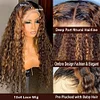 100% Human Hair HD 360 Lace Honey Blonde Deep Wave Wig