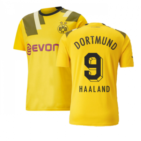 Borussia Dortmund Erling Haaland 9 Third Cup-Trikot 2022-2023