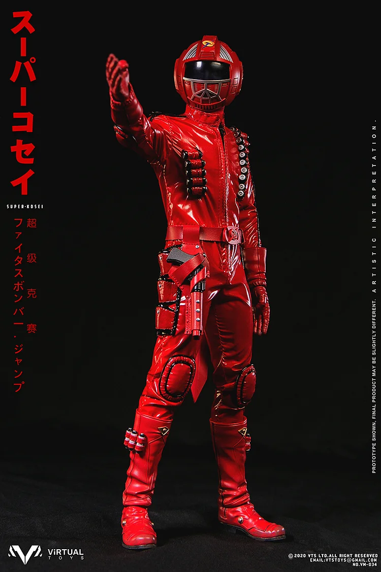 Presale VTS TOYS VM-034 1/6 SUPER KOSEI Movable Soldier Action Figure with Red Suit Model for Fans Collection-aliexpress