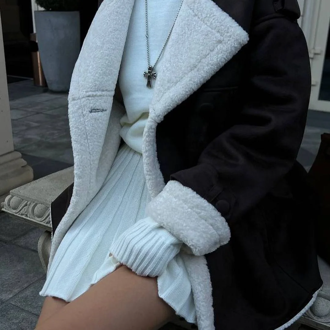 Nigikala Nigikala Autumn And Winter New Maillard Wearing Fur One Casual Jacket Woman