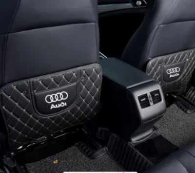 Car Rear Seat Back Anti-kick Pad Car Supplies Anti-dirty Anti-wear Protective Pad Storage Bag