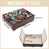 (US Local)Diamond Painting Storage Box DIY 5D Diamond Painting Jewelry Box for Women (Owl)