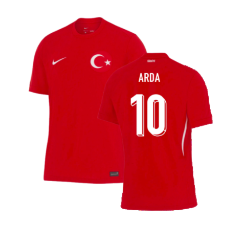 Maillot Turquie Arda Turan 10 Extérieur Euro 2024