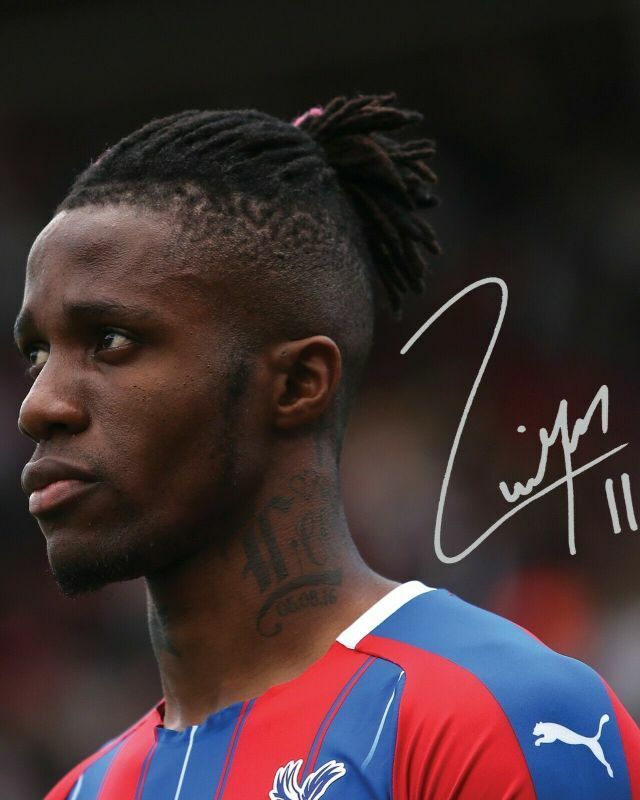 Wilfried Zaha - Crystal Palace Autograph Signed Photo Poster painting Print 2