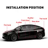 Car Door Seal Strip Kit Soundproof Rubber Auto Door Sealant for Tesla Model 3 Y