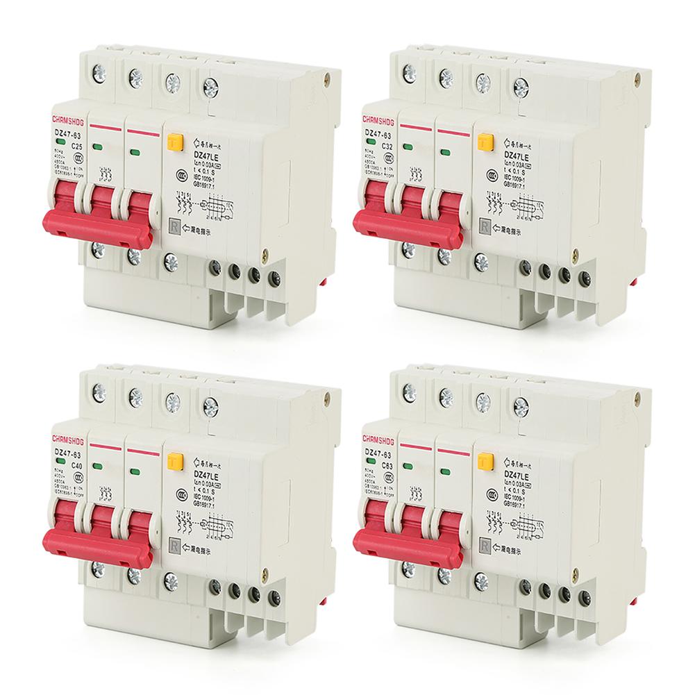 

DZ47le-63/3P+N Mini Leakage Protection Circuit Breaker Household Air Switch, 40a, 501 Original