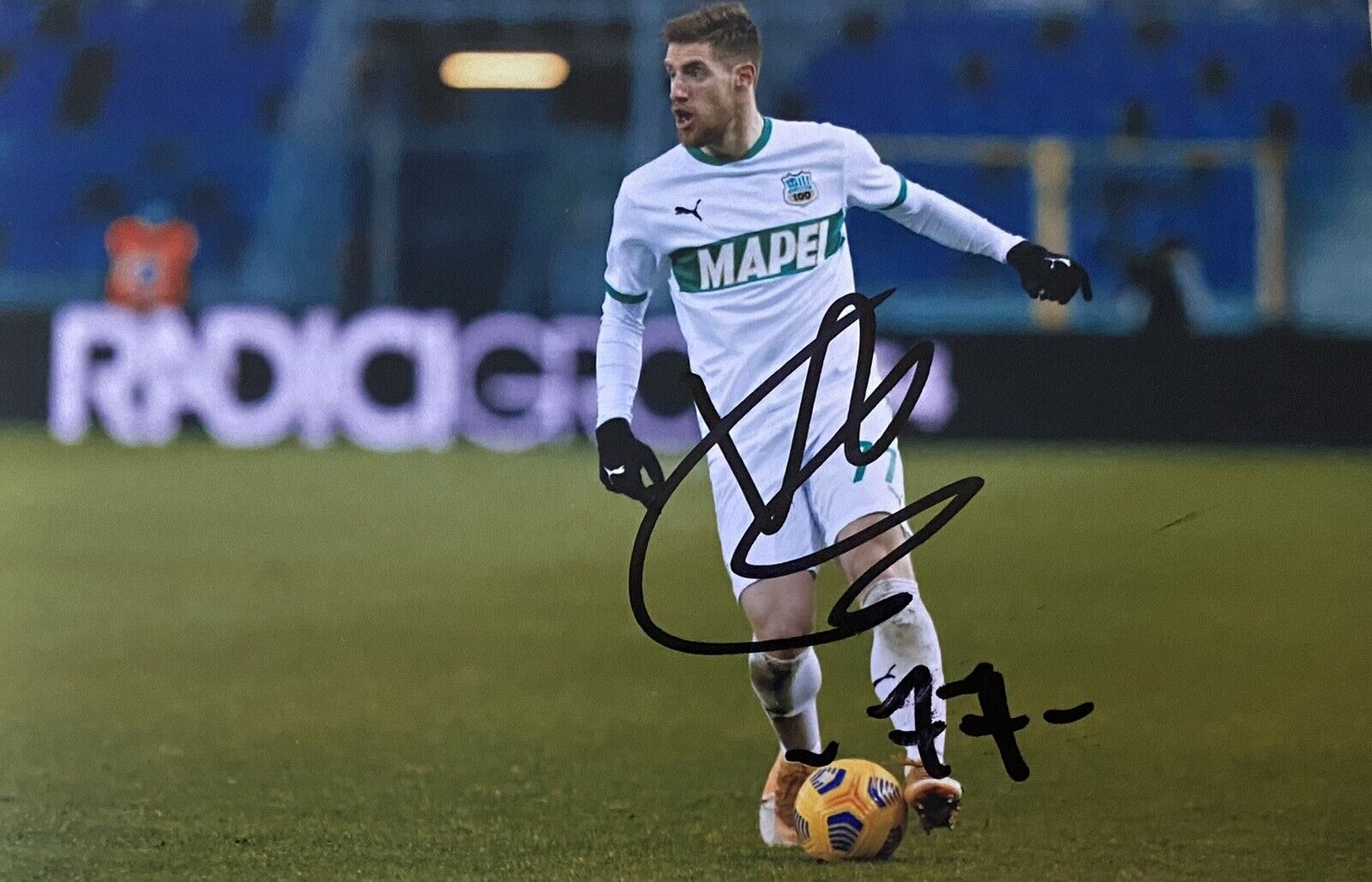 Giorgos Kyriakopoulos Hand Signed Sassuolo 6X4 Photo Poster painting
