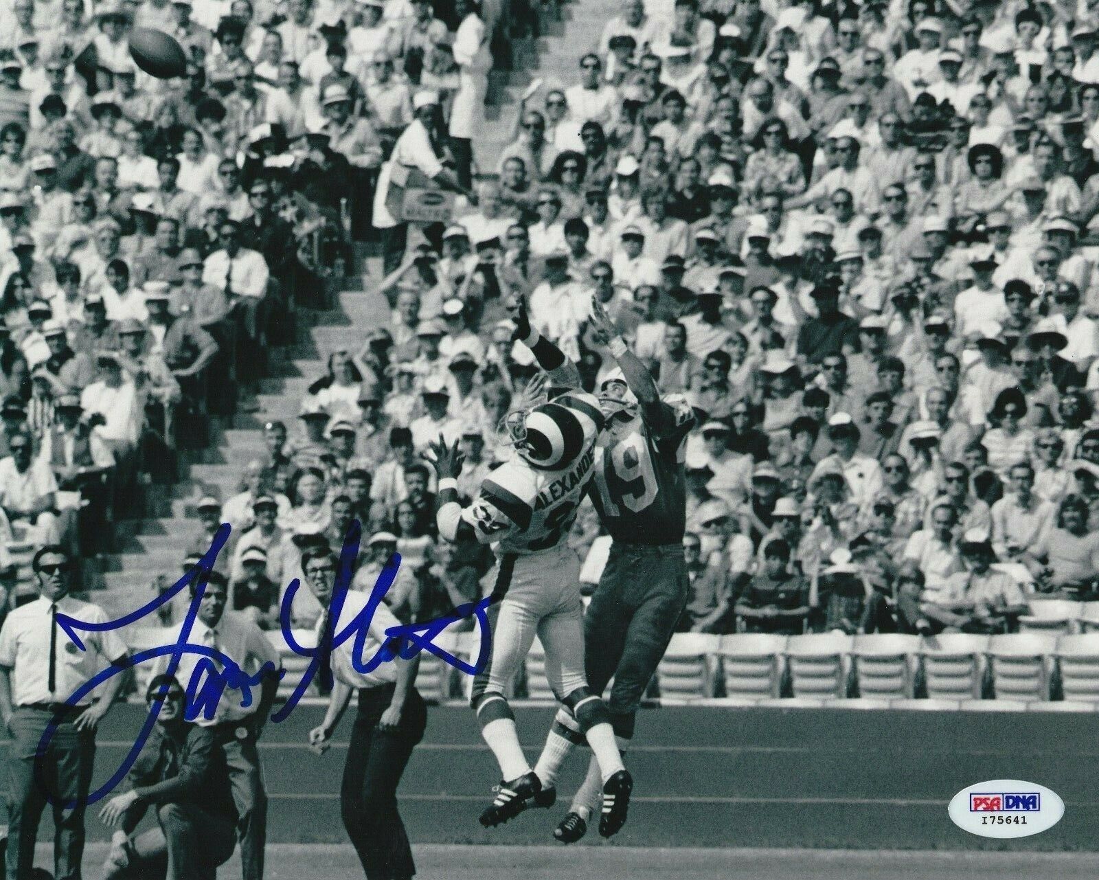 LANCE ALWORTH Signed CHARGERS 8X10 Photo Poster painting w/ PSA COA