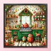 Christmas-11CT Stamped Cross Stitch 50*50cm tapestrymarket