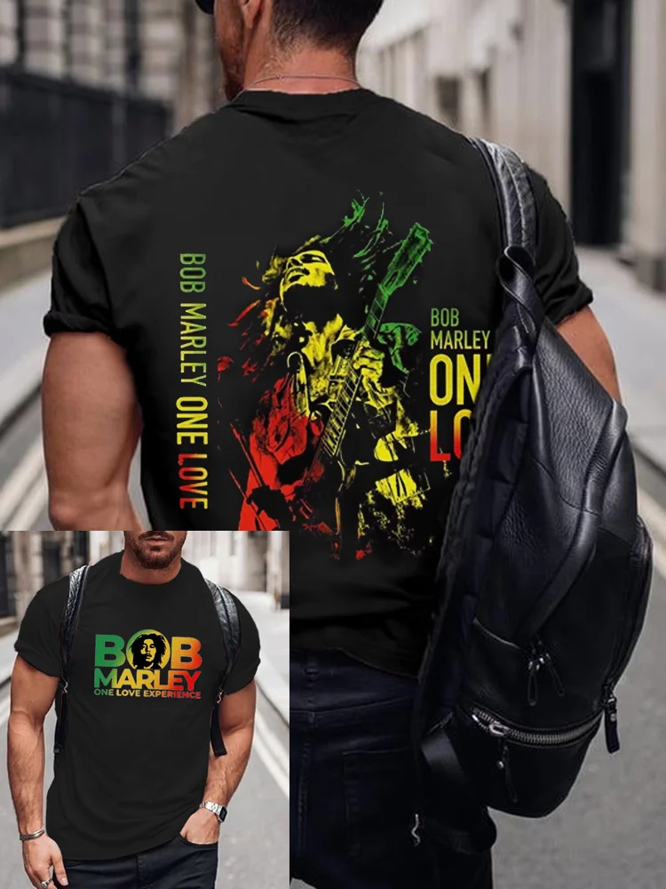 Reggae Art Print Men's Casual T-Shirt