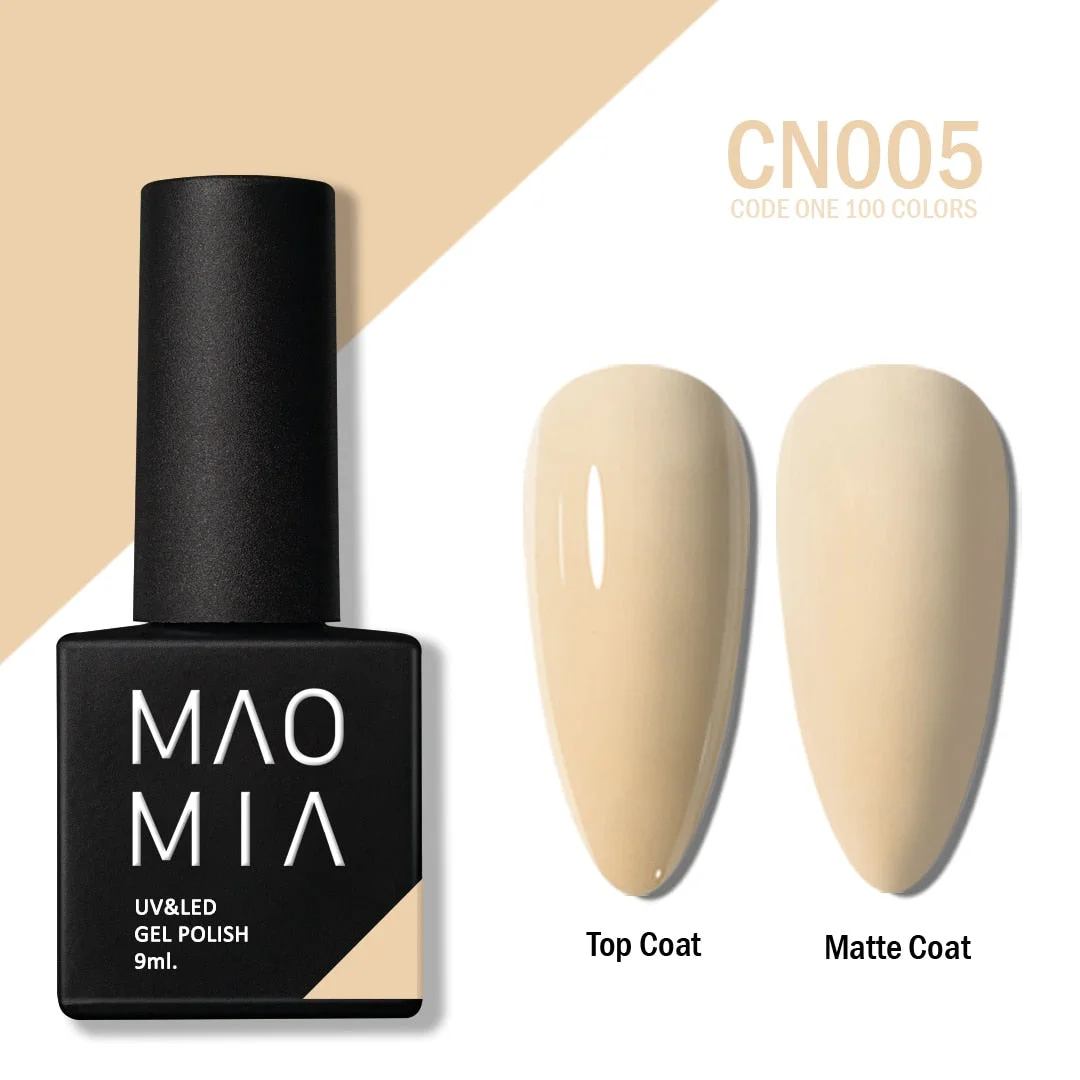 MAOMIA CODE ONE Gel Polish 100 Colors Soak Off UV/LED 9ML Professional Salon Nail Paint Semi Permanent Manicure