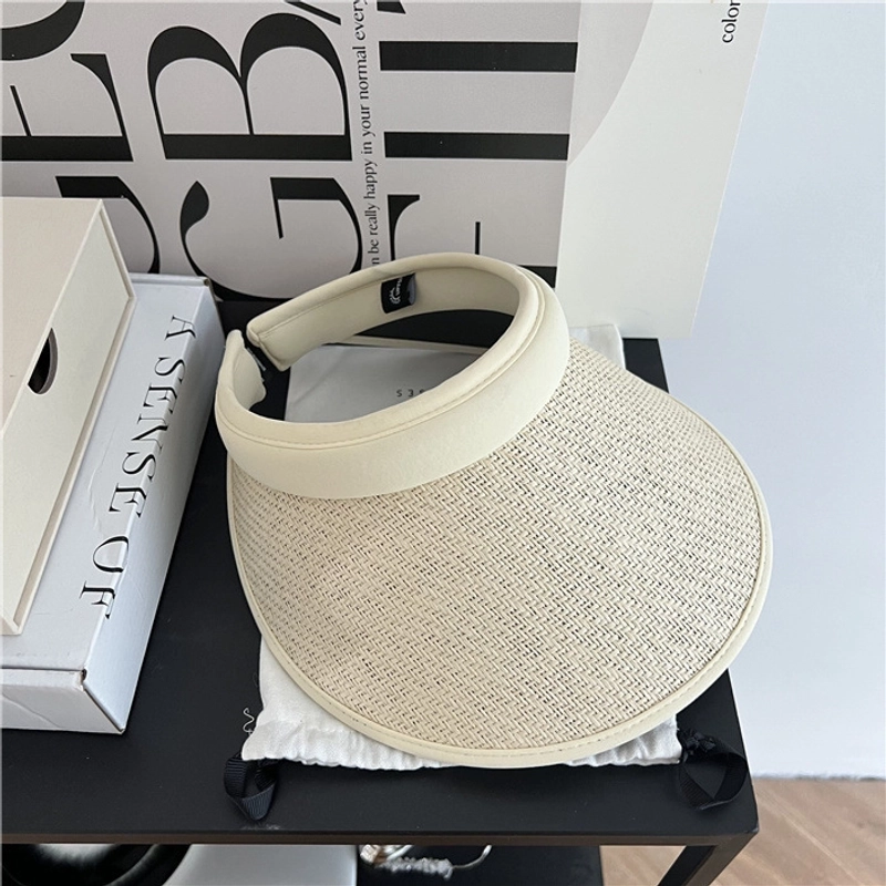 Women’s Casual Solid Color Curved Eaves Sun Hat