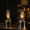 METAL OIL LAMP TRANSPARENT GLASS SMALL OIL LAMP SUITABLE FOR OUTDOOR CAMPING INDOOR HOME DECORATION ROOM OIL LAMP KEROSENE LAMP SUITABLE FOR TABLE DECORATION LIGHTING TABLE LAMP OIL LAMP